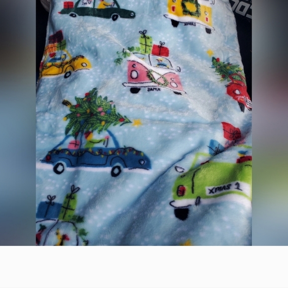 VW Christmas Blanket-NWT - Picture 2 of 6